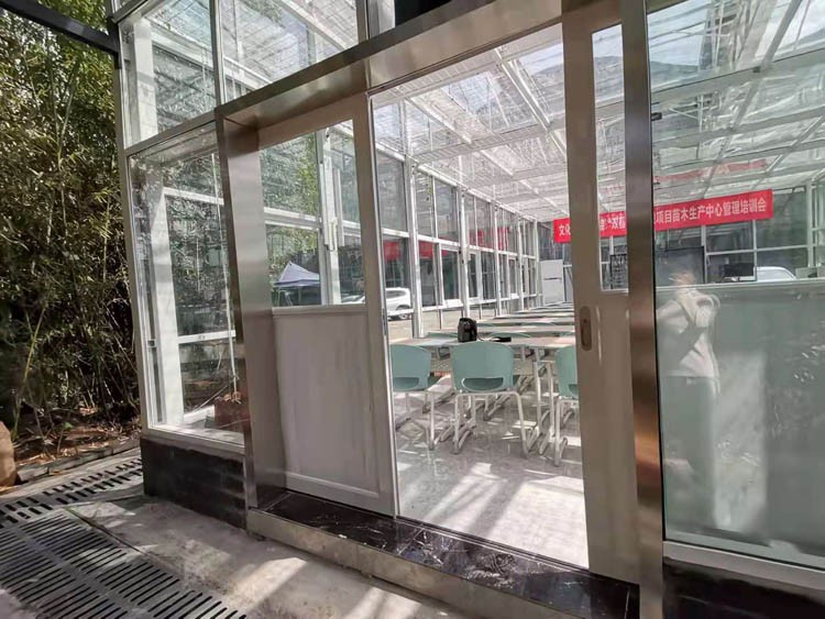 glass greenhouse